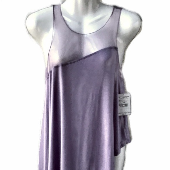 Free People NWT Lavender Asymmetrical Top, XS - Picture 7 of 8